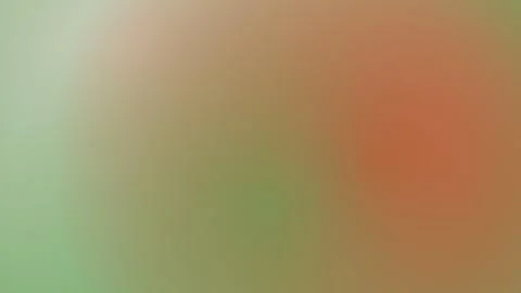 Soft Abstract Mesh Gradient Background with Smooth Green and Orange Pastel .. Stock Illustration