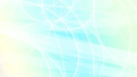 A soft abstract network pattern drifts across airy blue and green light, cr.. Illustrazione stock