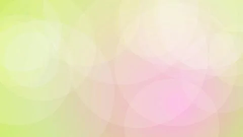 Soft Abstract Pastel Background with Pink and Green Gradient Overlapping Ci.. Stock Illustration