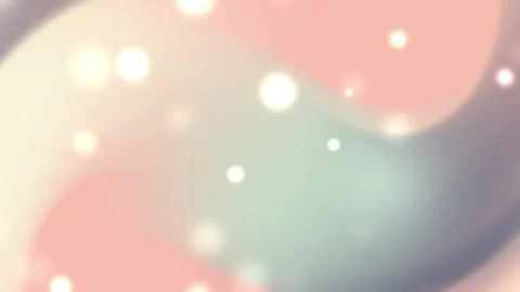 Soft Abstract Pastel Waves Background with Glowing Bokeh Light Effects Stock-Footage 304239649