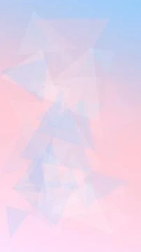 Soft abstract polygon triangles in pastel pink and lavender create a gentle.. Stock Illustration