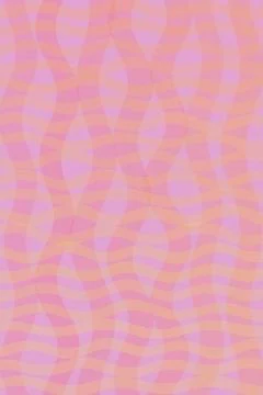 Soft abstract wavy pattern in pastel pink and lavender, creating a calm, dr.. Illustrazione stock