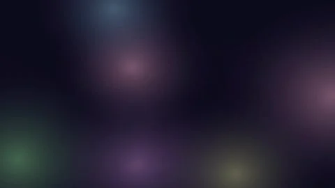 Soft ambient orbs, ambient glowing orbs, colorful bokeh lights, soft bokeh,.. Vídeo Stock 343507958