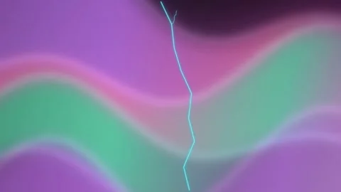 Soft and blurred waves of color create a vibrant image Stock Footage 331649074