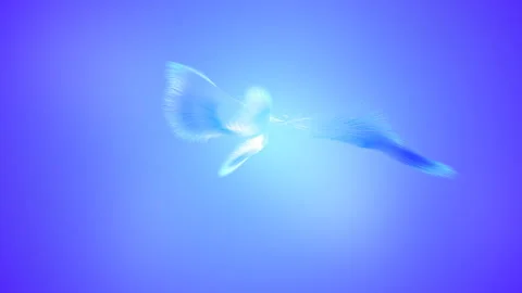 Soft and delicate blue abstract motion background Stock Footage 142280273