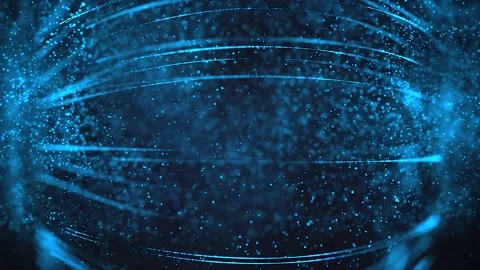 Soft and delicate wavy lines flow abstractly. Stock Footage 230169451