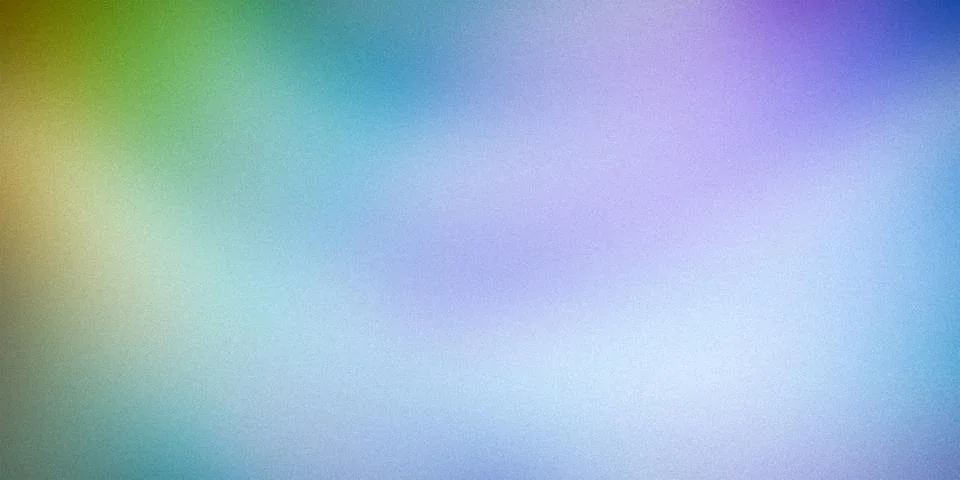 Soft and dreamy abstract gradient with hues of blue, green, purple, and yel.. Stockillustratie