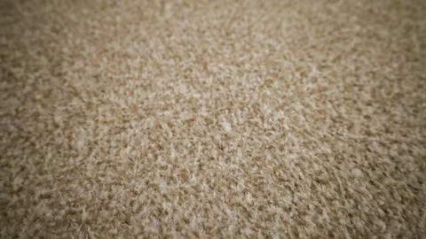 Soft and inviting texture of beige carpet under warm light in a cozy indoor.. Stock-Fotos