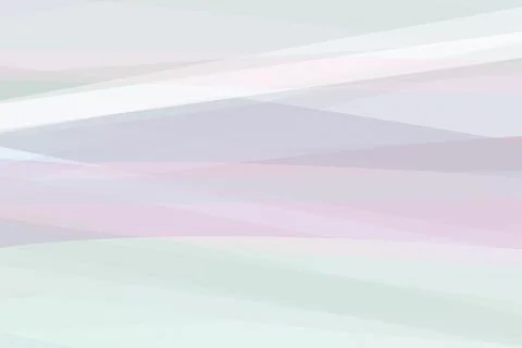Soft angular waves in pale gray, lavender, and blush tones form a gentle ab.. Illustrazione stock