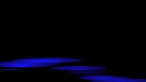 Soft animated blue spotlights in lower thirds Stock Footage 98960678