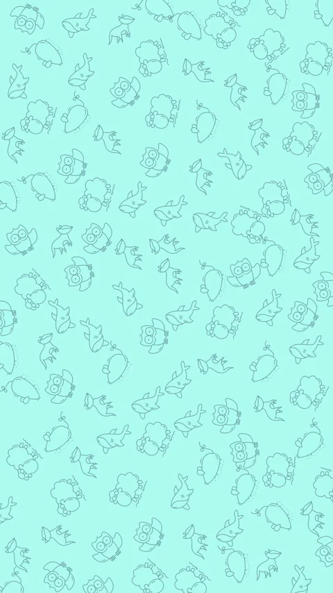 Soft aqua blue shimmering particle pattern seamless loop background video Vídeos de archivo 336835471