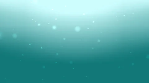 Soft Aqua Gradient Background With Floating Sparkles and Gentle Bokeh Light Stock-Footage 336357666