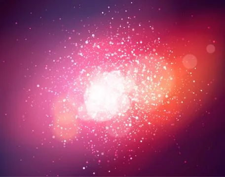 Soft background with light and bokeh Stock Illustration