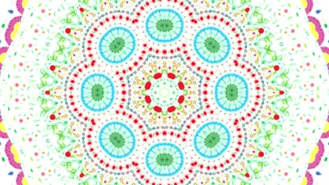 Soft Background Loop. Mandala 4K. Stock Footage 247341850