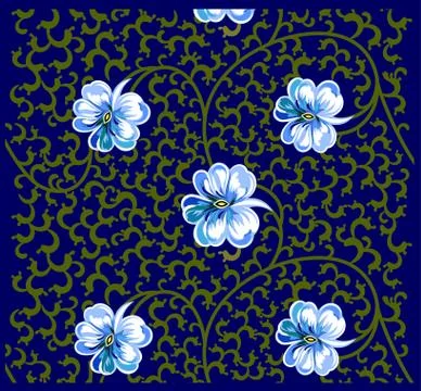 Soft background with orchids Stock Illustration