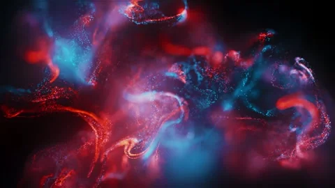 Soft Backgrounds of Vivid Neon Particles Stock Footage 273955924