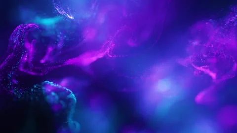 Soft Backgrounds of Vivid Neon Particles Stock Footage 273956625