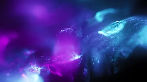 Soft Backgrounds of Vivid Neon Particles Stock Footage 274646662