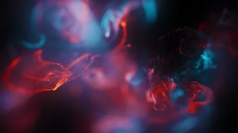 Soft Backgrounds of Vivid Neon Particles Stock Footage 274650524