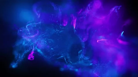 Soft Backgrounds of Vivid Neon Particles Stock Footage 274650590