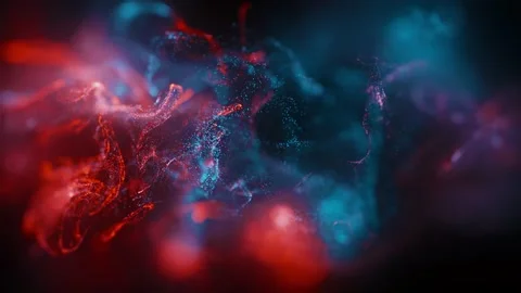 Soft Backgrounds of Vivid Neon Particles Stock Footage 274650738