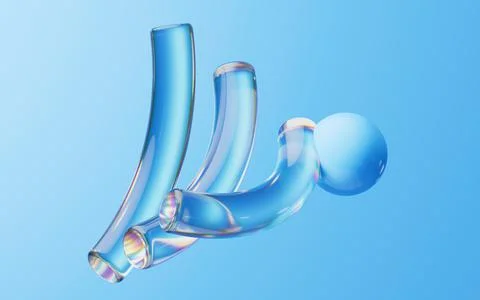 Soft ball and abstract geometric background, 3d rendering. 스톡 일러스트