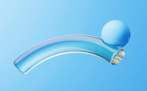 Soft ball and abstract geometric background, 3d rendering. 스톡 일러스트
