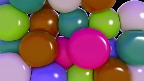Soft Balls Transition V1 1080p Stock Footage