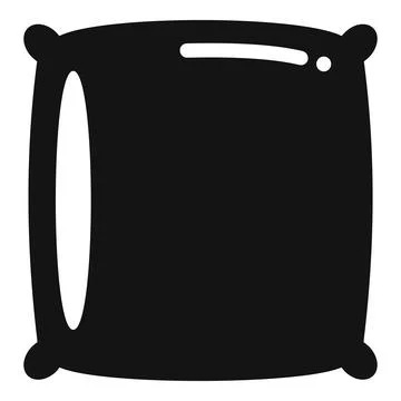 Soft bed pillow icon simple vector. Sport lifestyle 스톡 일러스트