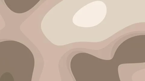 Soft beige and brown abstract shapes create a flowing, organic composition wi Иллюстрация