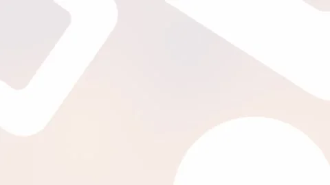 Soft beige and white seamless loop background with abstract geometric shapes, Stock Footage 309956275