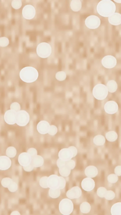 Soft beige bokeh lights on pixelated background. 2d animation 스톡 동영상 345043111