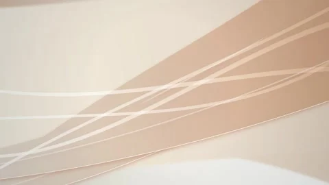 Soft beige waves glide across the screen in a seamless loop Stock Footage 341402122