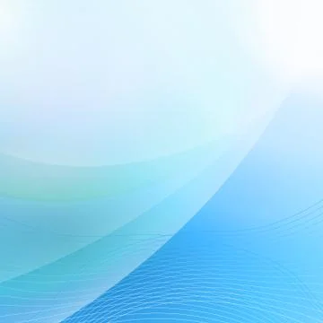 Soft bending line blue abstract background Stock Illustration