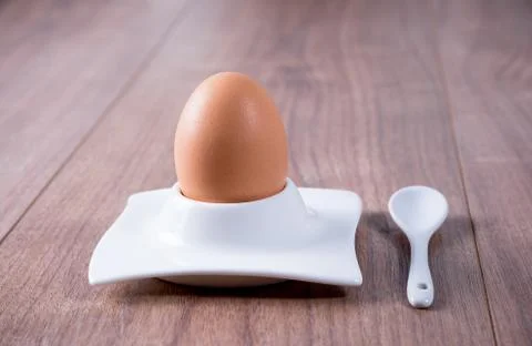 Soft-bioled egg Stock Photos