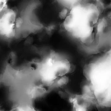 Soft Black and White Cloudy Abstract Background Stock Illustration