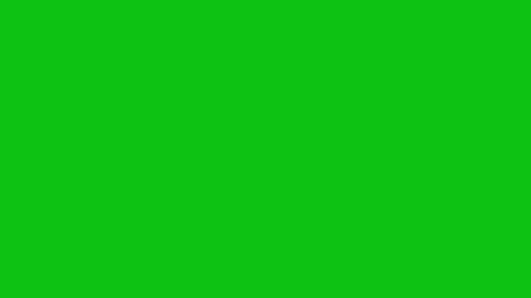 Soft blowing fire animation with green screen. 3D effect Stock Footage 326505181