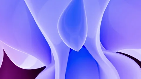 Soft Blue Abstract Flow animation with seamless looping 스톡 동영상 303543523
