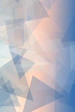 A soft blue abstract polygon background with subtle glow and geometric face.. イラスト素材