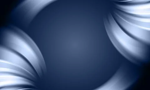 Soft blue abstract radiant light waves on dark background. vintage art. Stock Illustration
