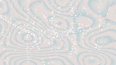 Soft blue abstract wave background with glowing particles 库存影片 330166707