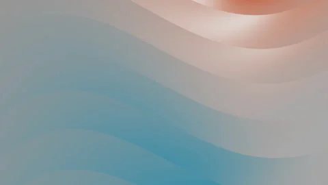Soft blue and peach abstract curves suitable for contemporary designs Stock Footage 306255095