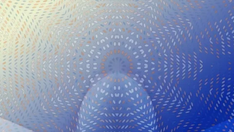 Soft blue and white dotted pattern with orange starburst center Vídeos de archivo 331500600