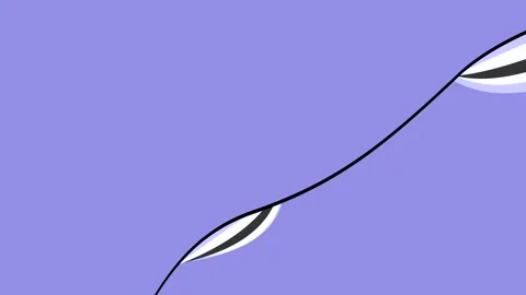 Soft blue background with white and black lines smoothly moving and change s Stock Footage 249749348