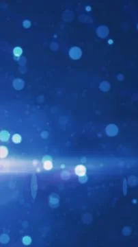 Soft blue bokeh background with glowing cyan particles, subtle lens flare, .. イラスト素材