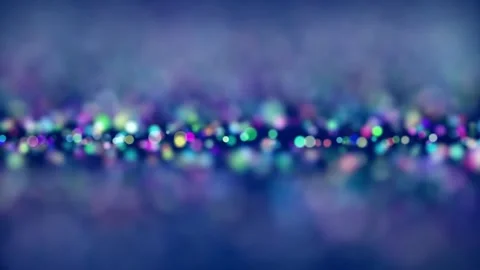 Soft Blue Bokeh Lights and Shimmering Particles Background Vidéo 329657020