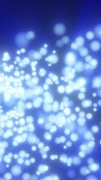 Soft blue bokeh lights with blurred glowing circles, dreamy abstract backgr.. イラスト素材