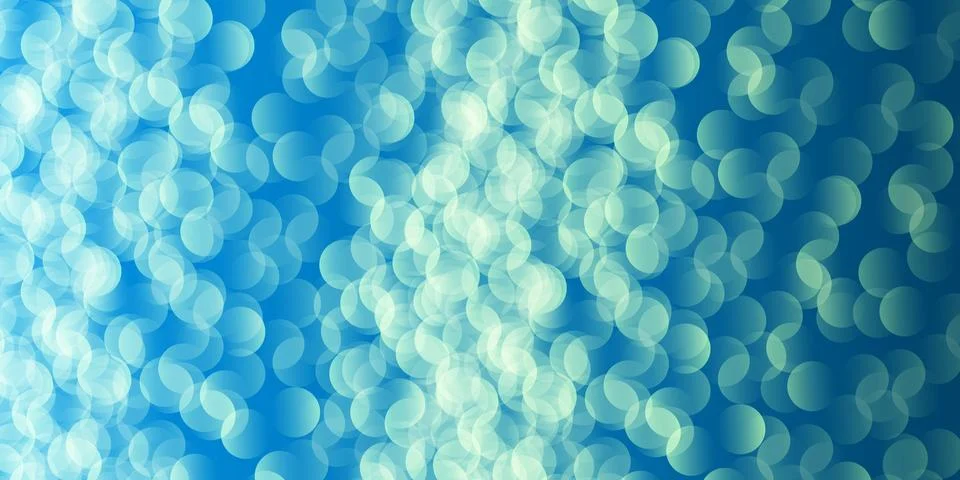 A soft blue bokeh pattern background creates a dreamy, ethereal atmosphere... 스톡 일러스트