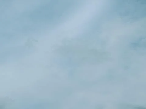 Soft Blue Cloudy Sky Background with Minimal Weather Texture Stock Photos