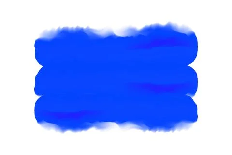 Soft blue digital paint brush stroke in concept hand drawn style water color  스톡 일러스트